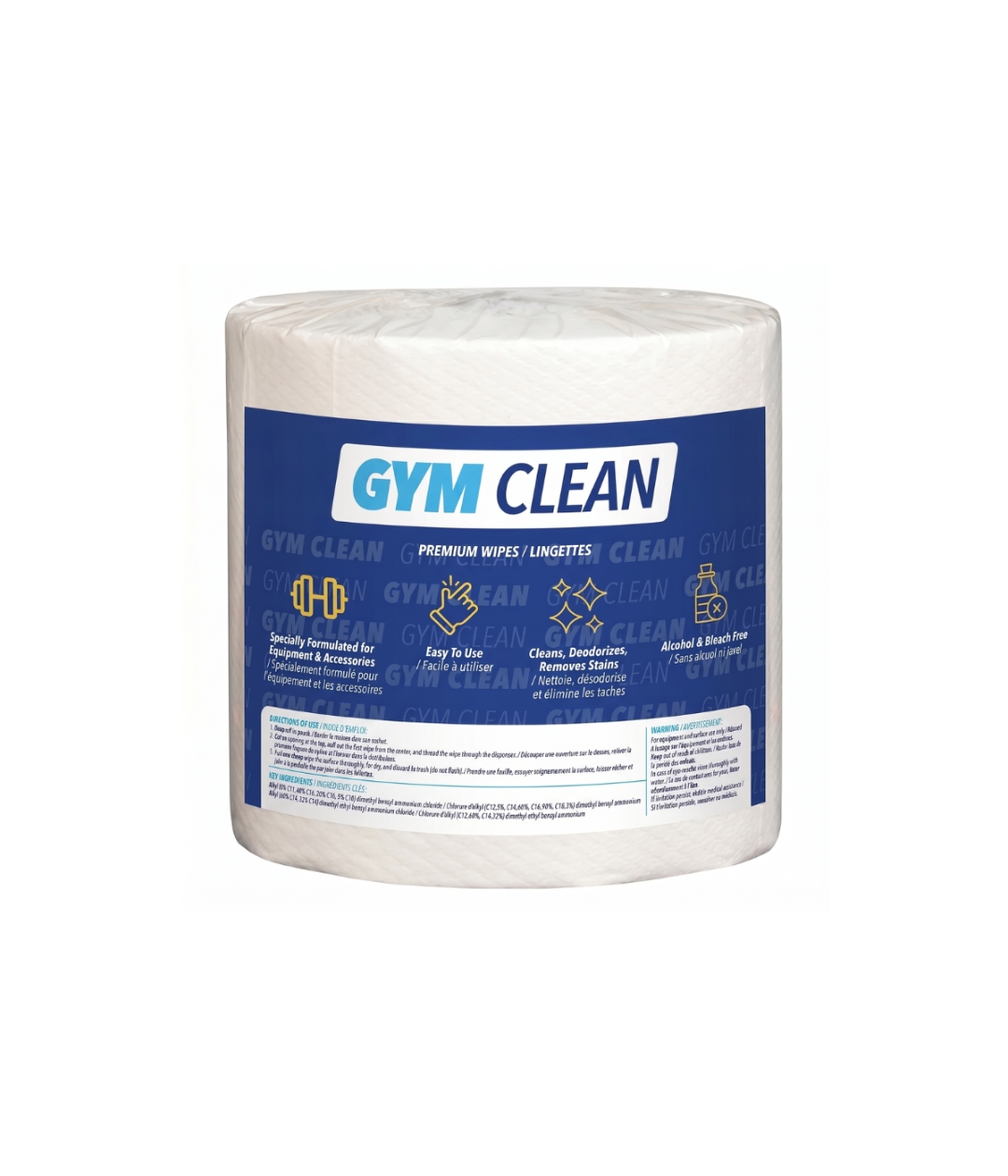GymClean GC0900 commercial wipes roll